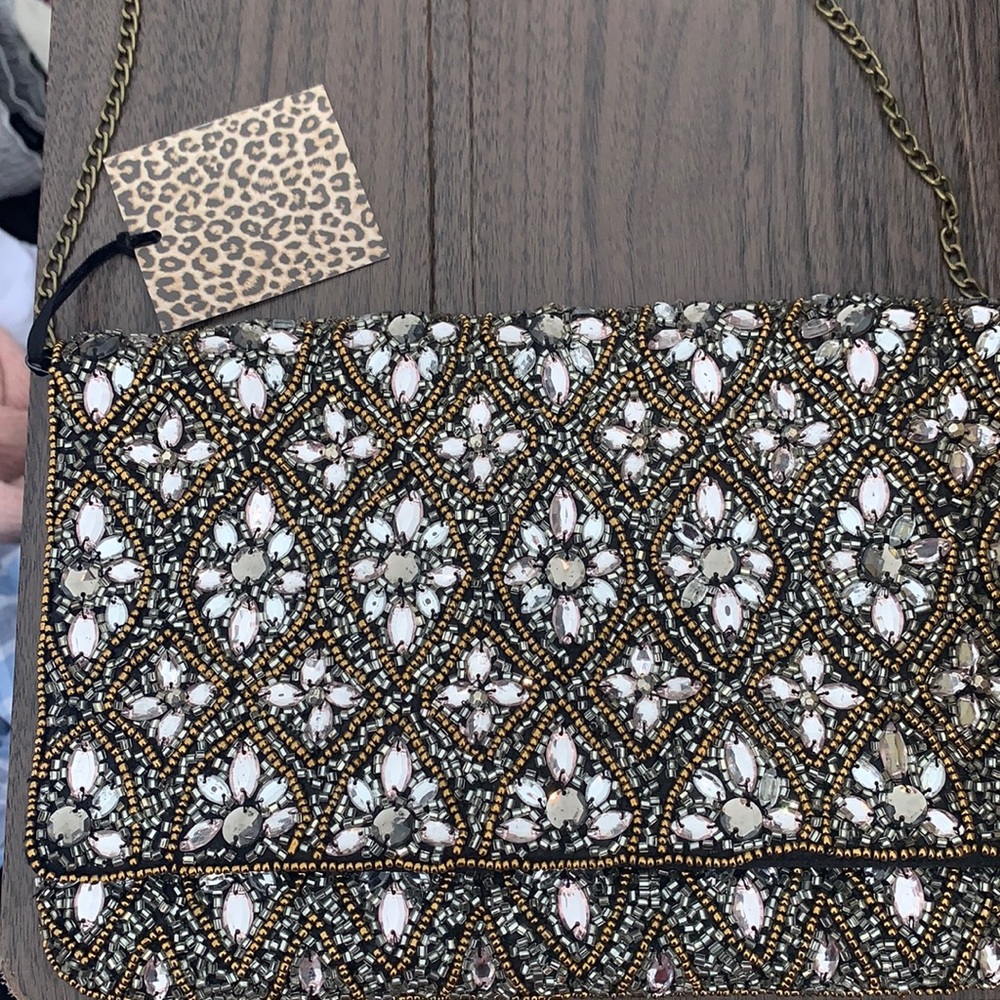 Sequence beaded Hand bag